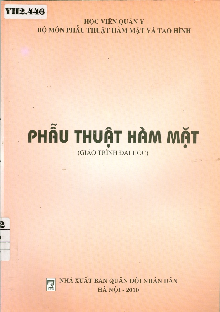 Phẫu thuật hàm mặt (Giáo trình đại học)