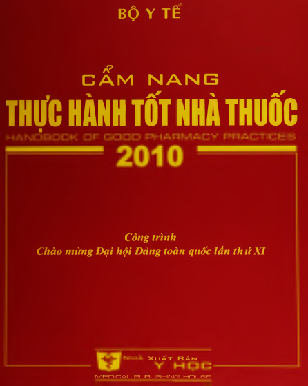 Cẩm nang thực hành tốt nhà thuốc 2010